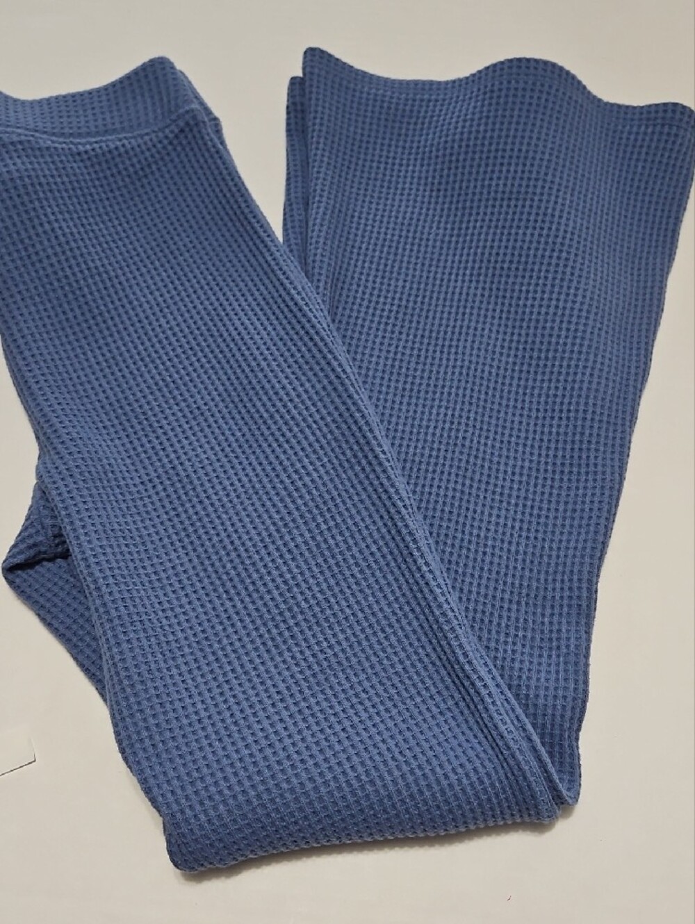 Aerie Flared Waffle Knit Pants - Lavender Blue Size S Regular